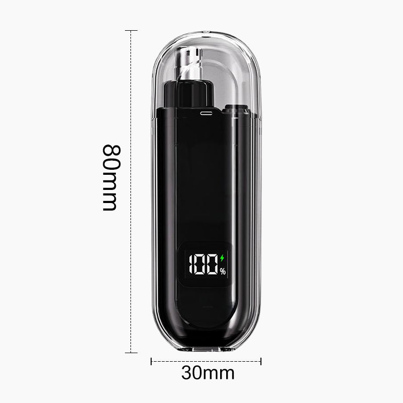 Tondeuse à poils de nez électrique multifonction universelle avec affichage numérique