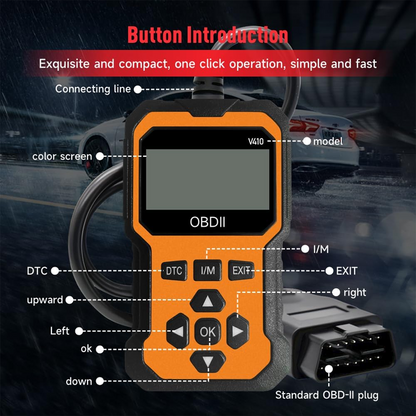 🔧🚗 50 % de réduction ⚡ Scanner OBD2 professionnel – Diagnostic complet, effacement 1 clic & 8 langues ! Compatible tous véhicules 1996+ 📊💡