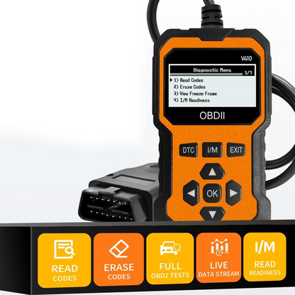 🔧🚗 50 % de réduction ⚡ Scanner OBD2 professionnel – Diagnostic complet, effacement 1 clic & 8 langues ! Compatible tous véhicules 1996+ 📊💡