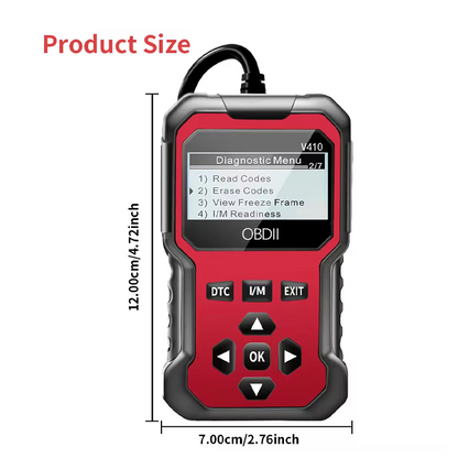 🔧🚗 49 % de réduction ⚡ Scanner OBD2 professionnel – Diagnostic complet, effacement 1 clic & 8 langues ! Compatible tous véhicules 1996+ 📊💡