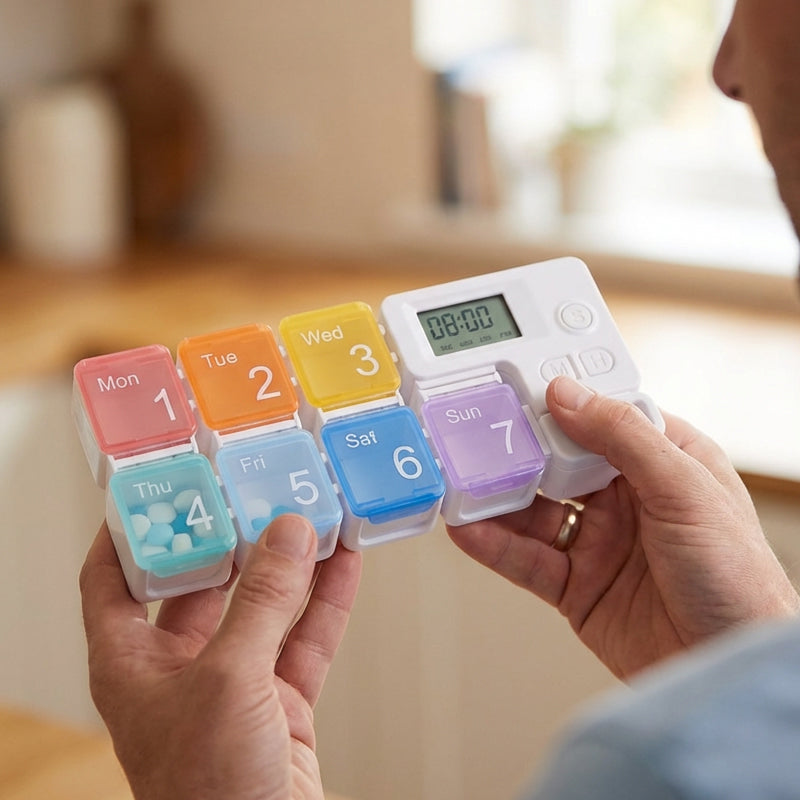 Boîte à Pilules Électronique Intelligente avec Rappel Programmé