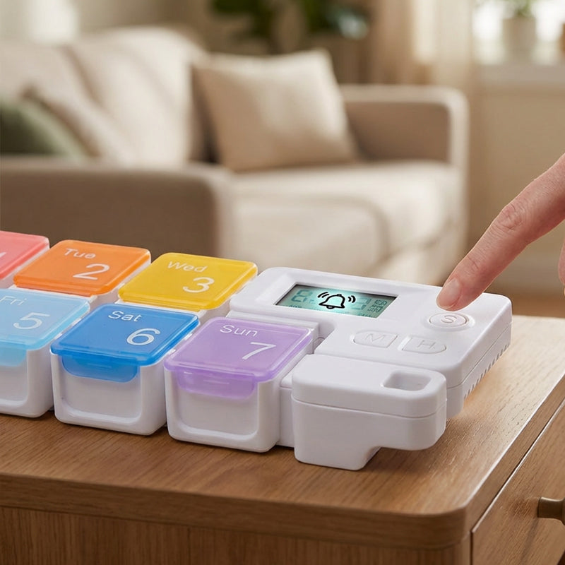 Boîte à Pilules Électronique Intelligente avec Rappel Programmé
