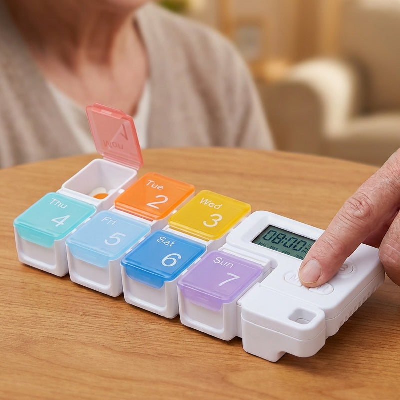 Boîte à Pilules Électronique Intelligente avec Rappel Programmé
