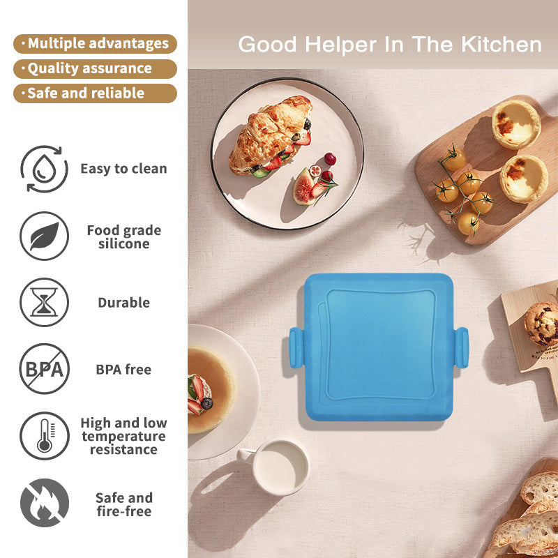 🎁 50% DE RÉDUCTION ! 💥 Four à Micro-ondes, Grille-Pain & Appareil à Sandwich 3-en-1 – Silicone + Métal – Surface Antiadhésive & Lavable au Lave-Vaisselle pour Cuisine Compacte 🔥🥪