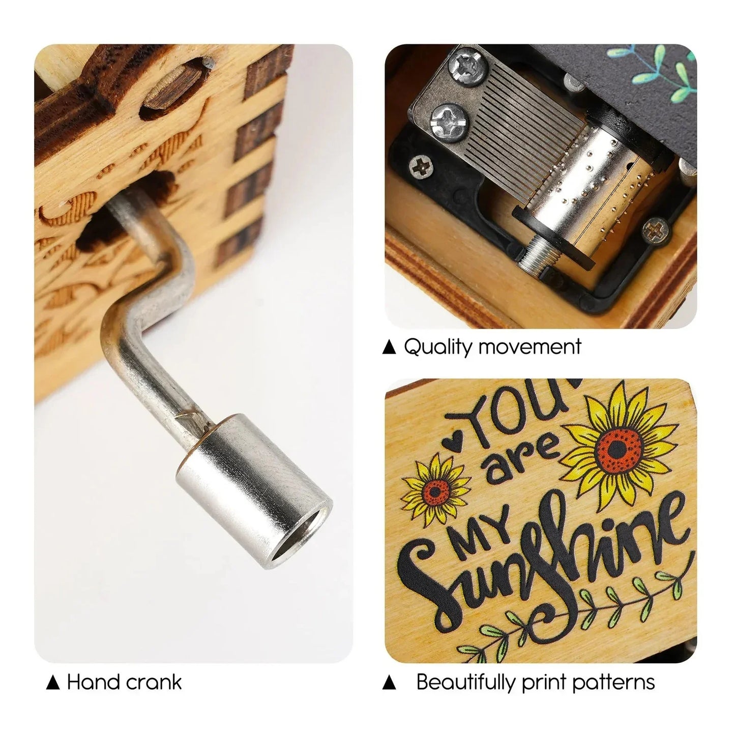 🌻 "Tu es mon rayon de soleil" Boîte à musique 🎵