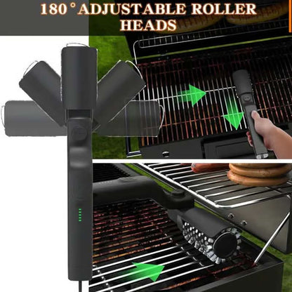 Brosse nettoyante électrique sans fil pour barbecues