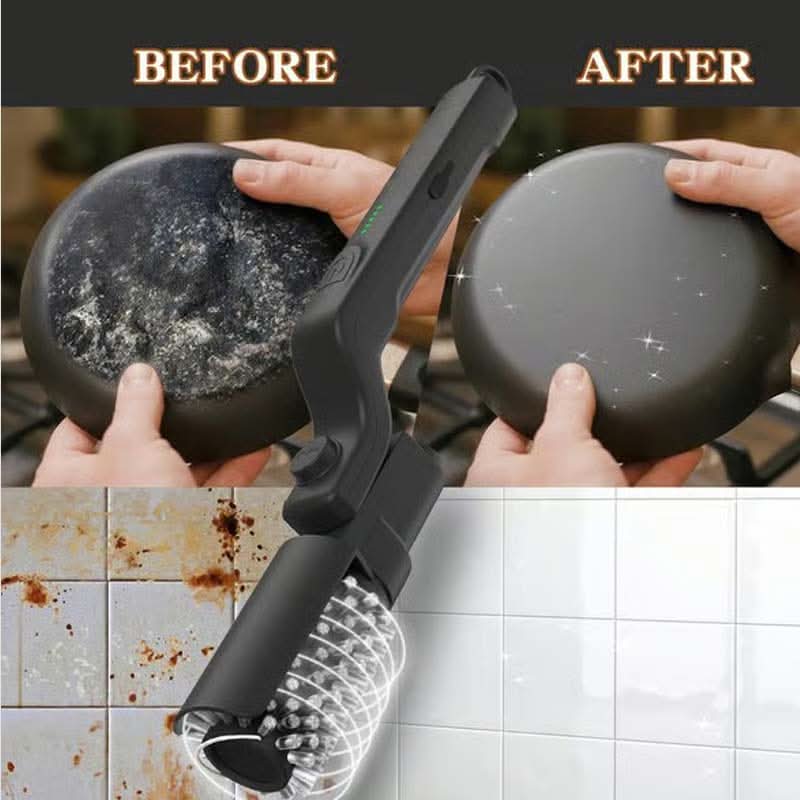 Brosse nettoyante électrique sans fil pour barbecues