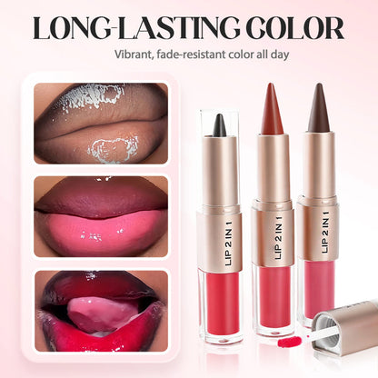 💥🎁 DERNIER JOUR – ACHETEZ 1, OBTENEZ 1 GRATUIT !! 🔥 Rouge à lèvres mat & gloss 3-en-1
