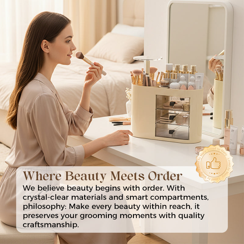 Caddie de Rangement Beauté Multi-Compartiments