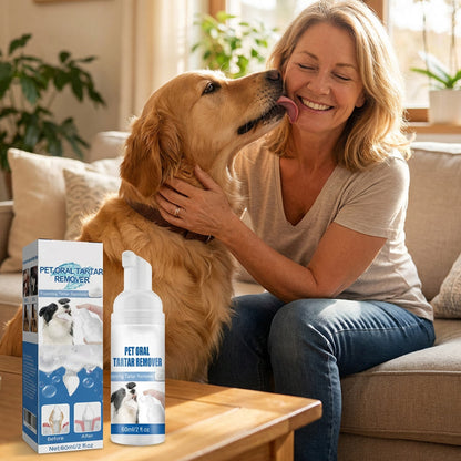🐾 2 ACHETÉS, 1 OFFERT ! ✨ Mousse détartrante pour l'hygiène bucco-dentaire des animaux