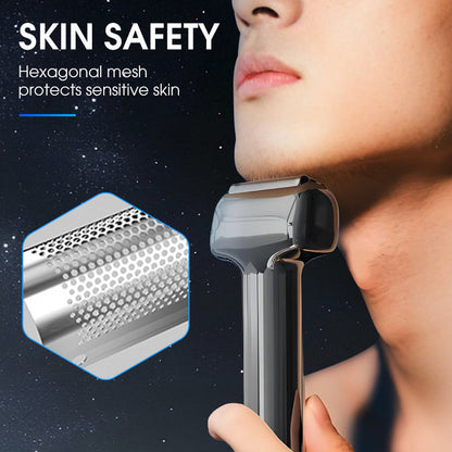 🪒 50% DE RÉDUCTION! ⚡ Rasoir électrique rechargeable à feuille – Rasage doux, puissant & longue autonomie – Parfait pour un résultat net et rapide au quotidien ✨