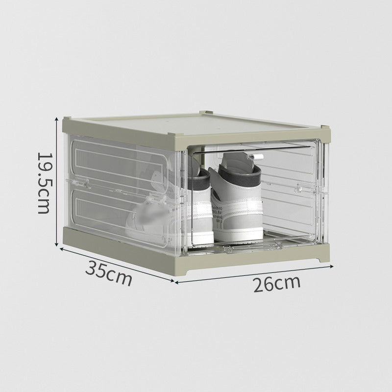 Boîte de rangement à chaussures intégrée – Installation sans outils, solide et étanche