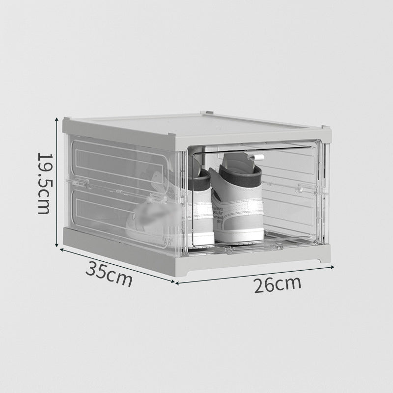 Boîte de rangement à chaussures intégrée – Installation sans outils, solide et étanche