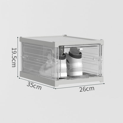 Boîte de rangement à chaussures intégrée – Installation sans outils, solide et étanche