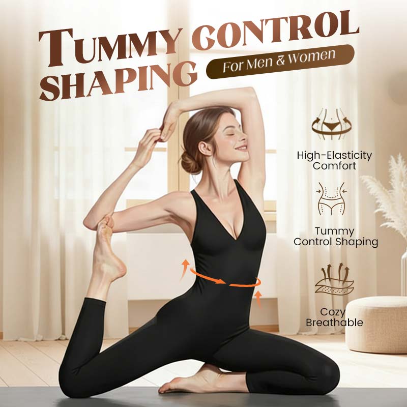 Combinaison V-Neck ultra-stretch pour fitness & yoga