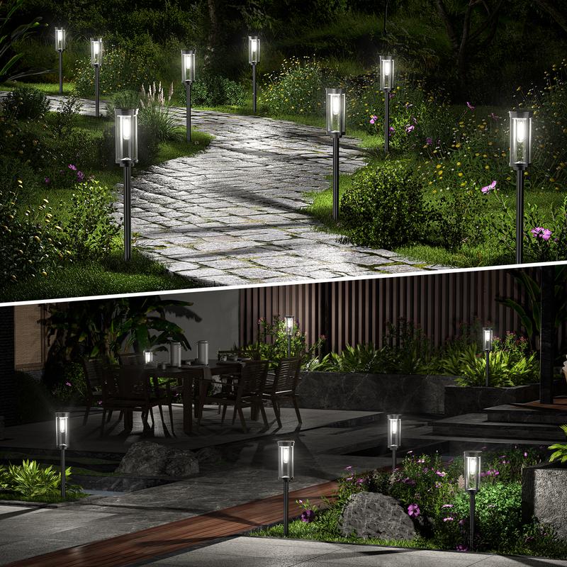 ✨NOUVEAUTÉ 2026✨💡Lampes solaires d'extérieur pour allée🔥🚀PROMO -50%🚀