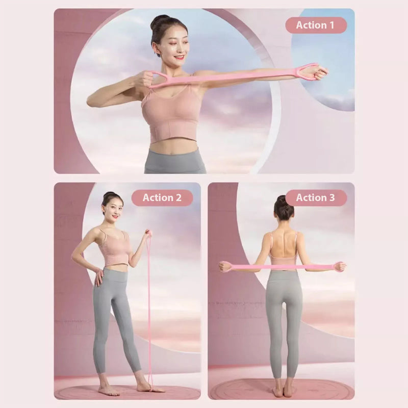 Bandes élastiques pour le yoga et le pilates