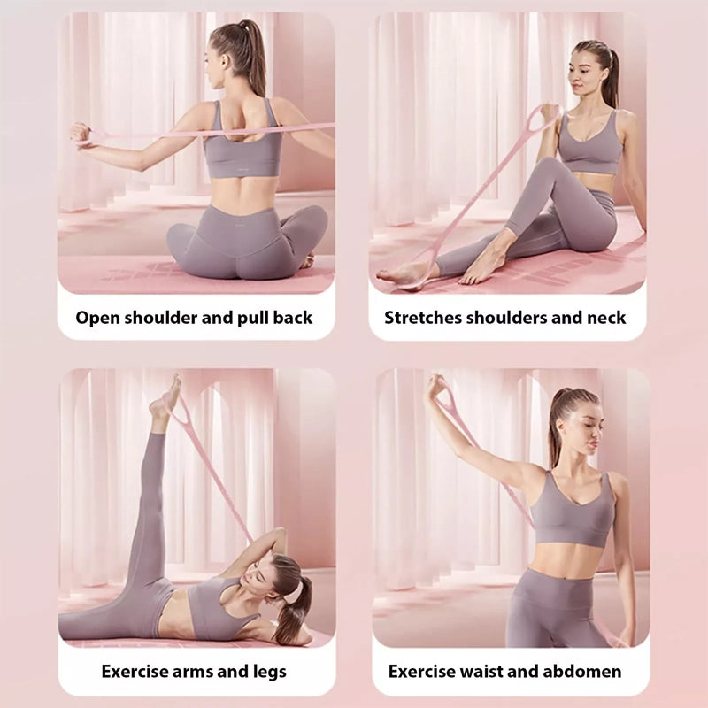 Bandes élastiques pour le yoga et le pilates