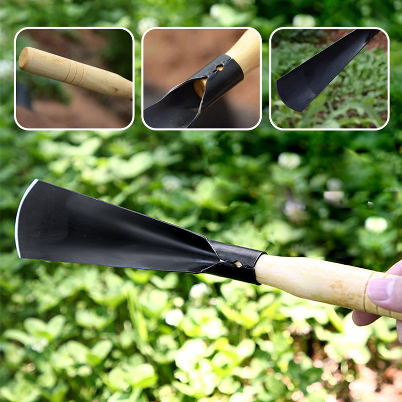 Pelle de jardin robuste avec manche en bois
