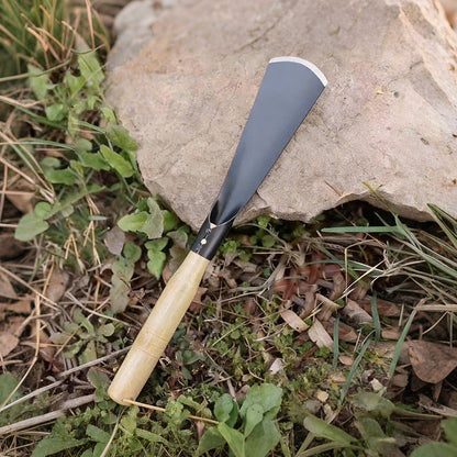 Pelle de jardin robuste avec manche en bois
