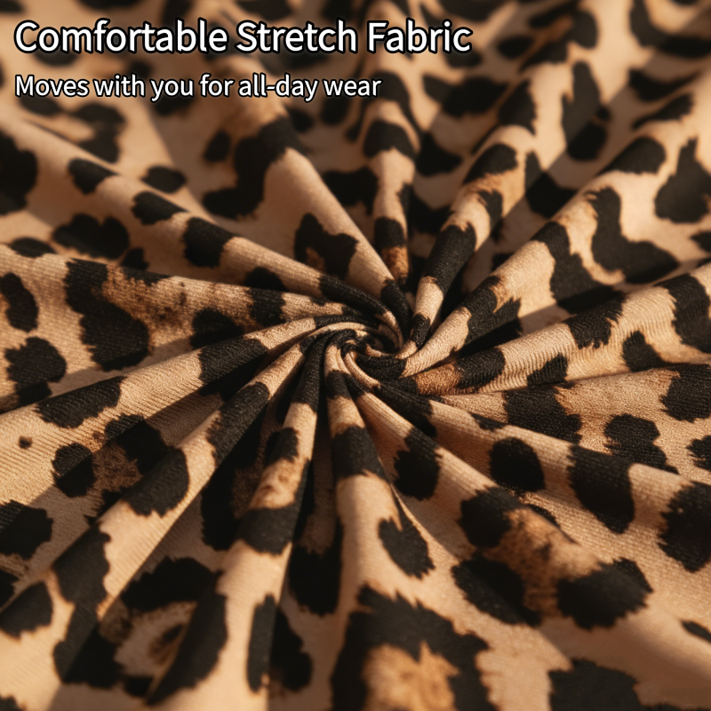 💐50% DE RÉDUCTION ! Mini-robe léopard à volants – Sexy & Parfaite pour Soirée 🐆🍸【Offre Flash】