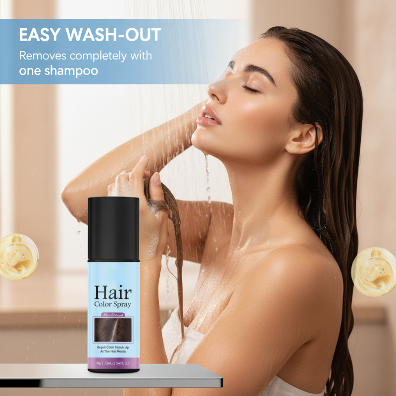 💎 50% DE RÉDUCTION ! 💎 Spray Retouche Racines Temporaire – Couverture Instantanée, Formule Douce à Base de Plantes & Fini Naturel 🌿💇‍♀️