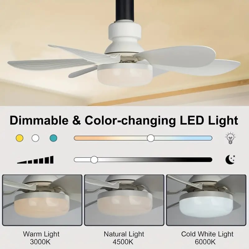 💨 54 % de réduction ! 💡 Ventilateur suspendu portable 2-en-1 avec télécommande — Idéal pour la chambre, le bureau et les voyages 🏠