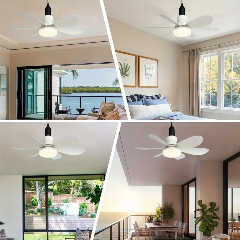 💨 54 % de réduction ! 💡 Ventilateur suspendu portable 2-en-1 avec télécommande — Idéal pour la chambre, le bureau et les voyages 🏠
