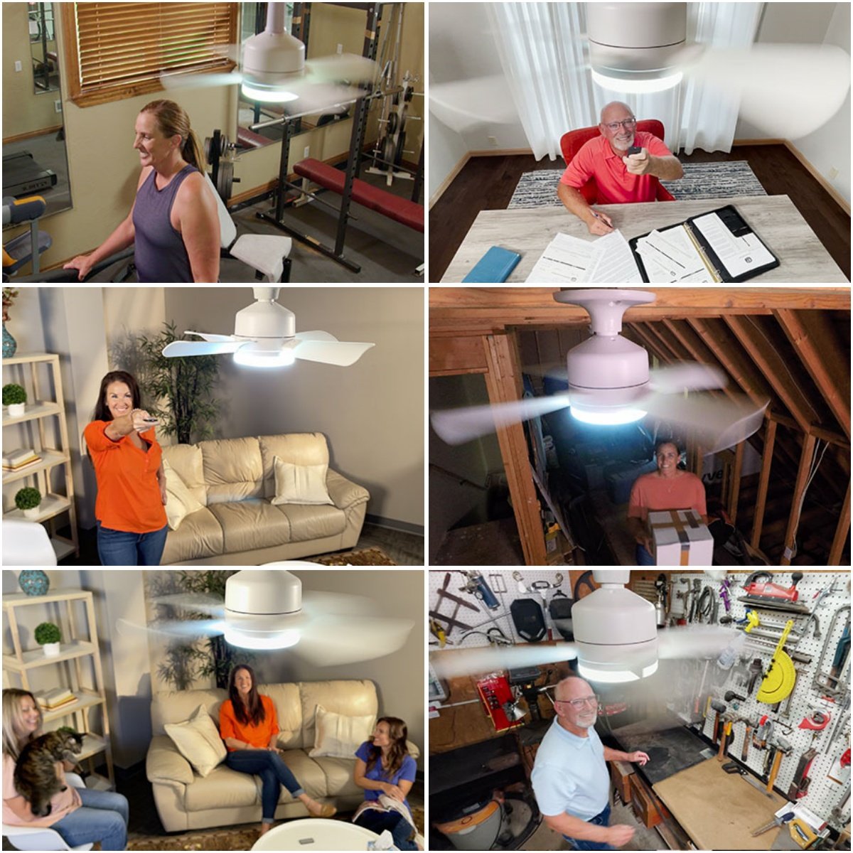 💨 54 % de réduction ! 💡 Ventilateur suspendu portable 2-en-1 avec télécommande — Idéal pour la chambre, le bureau et les voyages 🏠