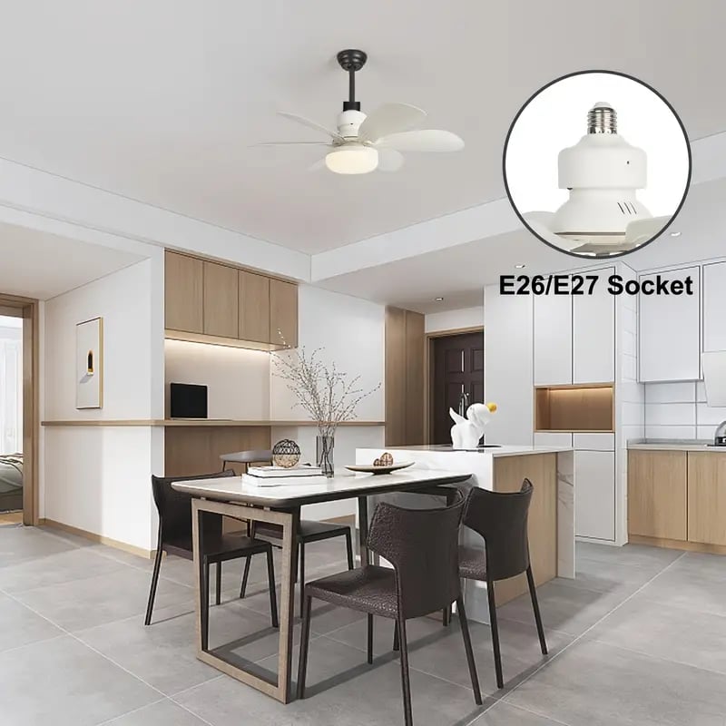 💨 54 % de réduction ! 💡 Ventilateur suspendu portable 2-en-1 avec télécommande — Idéal pour la chambre, le bureau et les voyages 🏠
