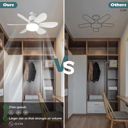 💨 54 % de réduction ! 💡 Ventilateur suspendu portable 2-en-1 avec télécommande — Idéal pour la chambre, le bureau et les voyages 🏠