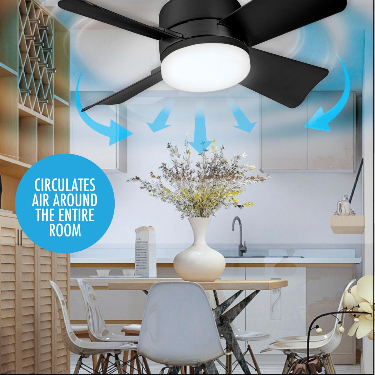 💨 54 % de réduction ! 💡 Ventilateur suspendu portable 2-en-1 avec télécommande — Idéal pour la chambre, le bureau et les voyages 🏠