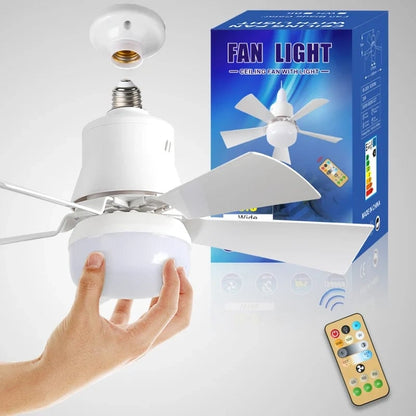 💨 54 % de réduction ! 💡 Ventilateur suspendu portable 2-en-1 avec télécommande — Idéal pour la chambre, le bureau et les voyages 🏠