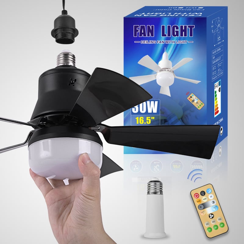 💨 54 % de réduction ! 💡 Ventilateur suspendu portable 2-en-1 avec télécommande — Idéal pour la chambre, le bureau et les voyages 🏠