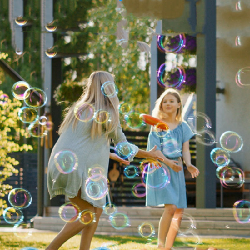 💎 -50% MACHINE À BULLES PORTABLE ! 💎 26 Trous, 2000+ Bulles/Min & Lumières Magiques pour Fêtes