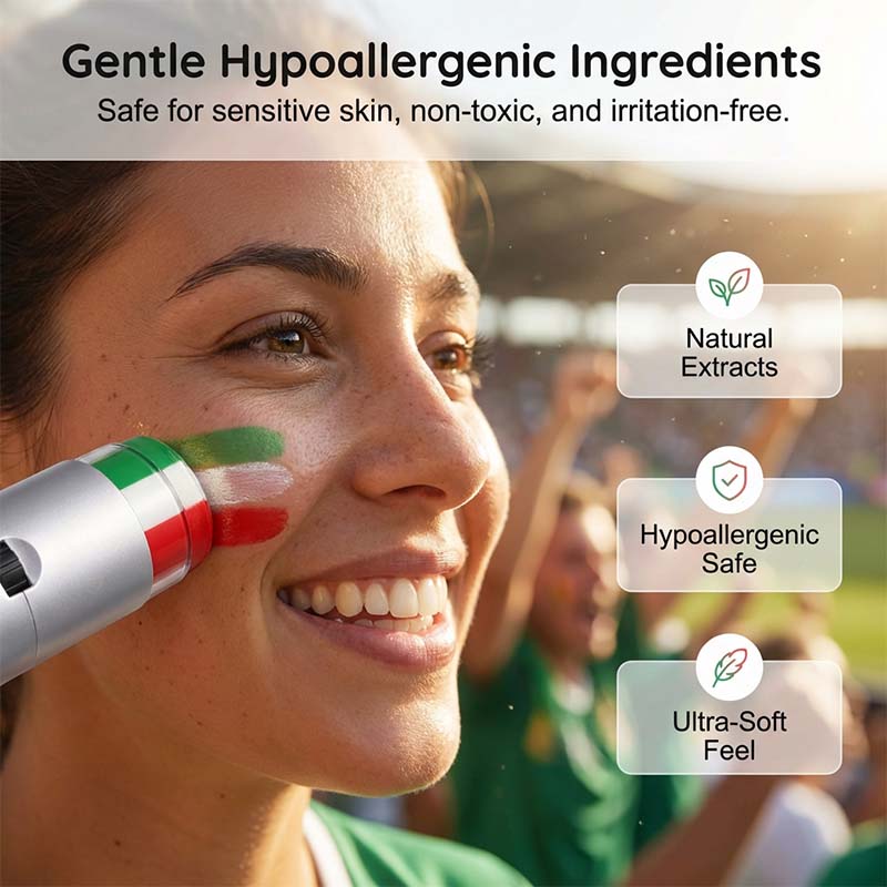 National Flag Face Paint Stick for Sports Fans