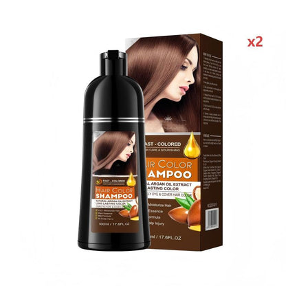 Shampooing colorant 4-en-1 doux – Couleur longue tenue