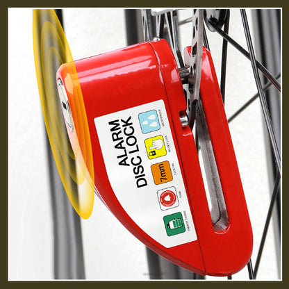 🔒 Antivol de disque pour moto/vélo avec alarme | Sécurité immédiate et dissuasion efficace 🚨