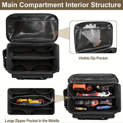 💎 -50% SUR LE SAC À OUTILS EN TOILE ! 💎 Ultra-Résistant, Grand Format 35cm & Bandoulière pour Artisan ✨
