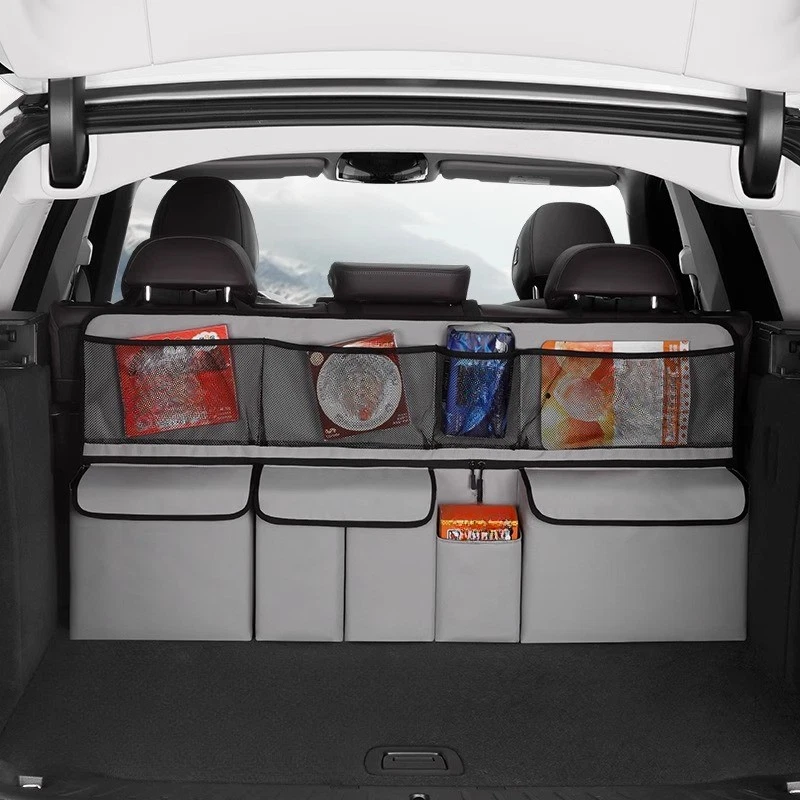 🚙🧳 Organisateur Suspendu pour Coffre de Voiture – Multi-Poches, Gain de Place et Facile à Installer