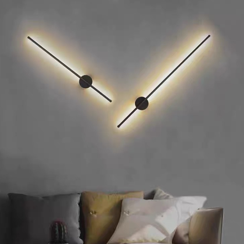Applique murale LED linéaire minimaliste moderne