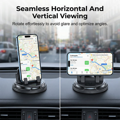 Support de téléphone rotatif à 360° pour tableau de bord de voiture