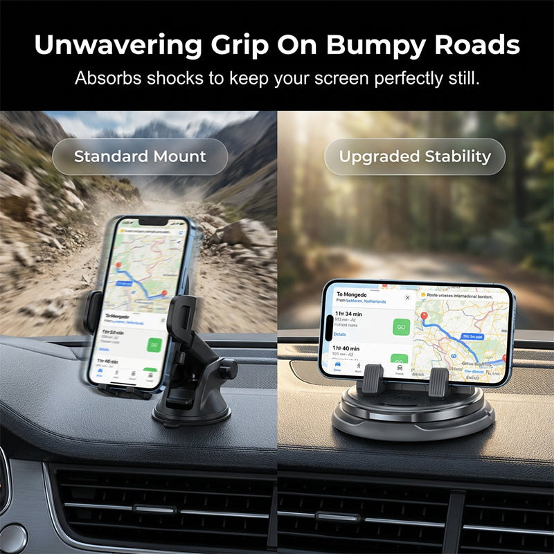 Support de téléphone rotatif à 360° pour tableau de bord de voiture
