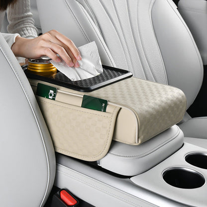 Organiseur de rangement pour accoudoir de voiture avec porte-gobelet