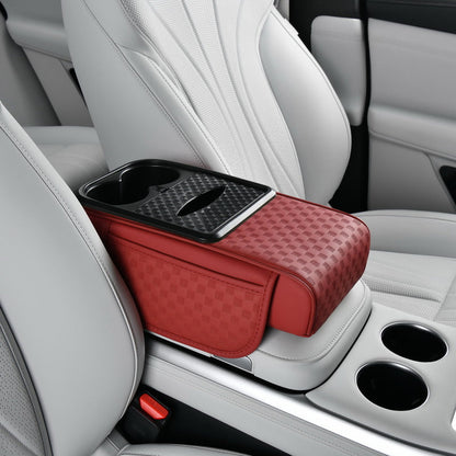Organiseur de rangement pour accoudoir de voiture avec porte-gobelet