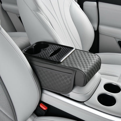 Organiseur de rangement pour accoudoir de voiture avec porte-gobelet