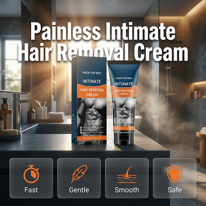 Crème dépilatoire homme pour zones intimes