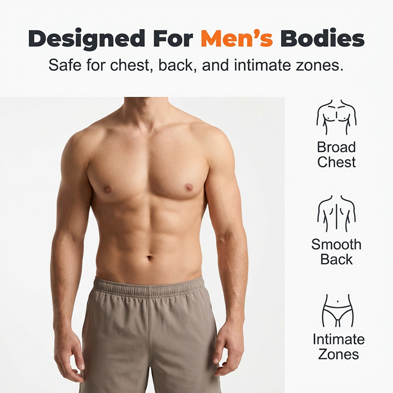 Crème dépilatoire homme pour zones intimes