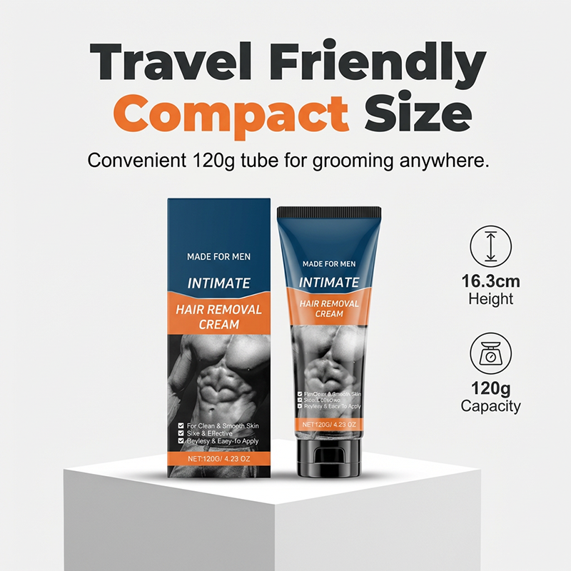 Crème dépilatoire homme pour zones intimes