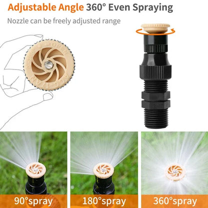 -50% Aujourd’hui 🌿💦 Système d’Irrigation Rotatif 360°